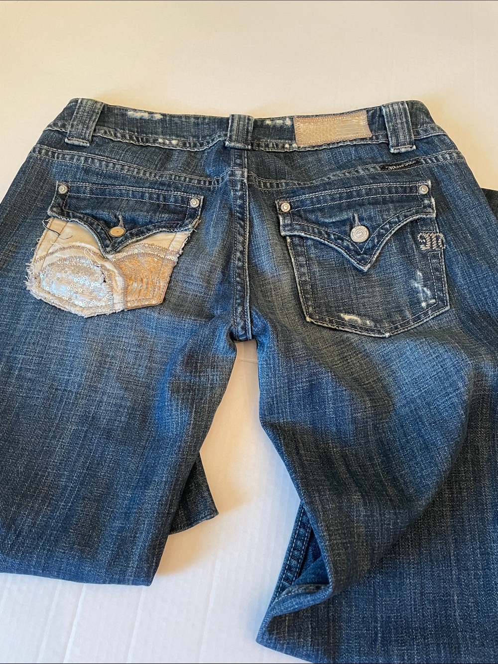 Miss Me Dark Blue Straight Leg Jeans